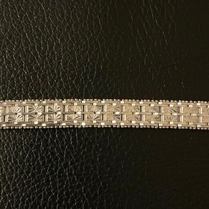 Italian Milor sterling silver shiny bracelet